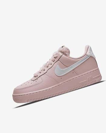 Nike Air Force 1 '07 Joggesko Dame Rosa Metal Sølv | NO5017