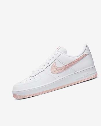 Nike Air Force 1 '07 Joggesko Herre Hvite Rød | NO5003