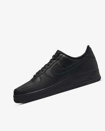 Nike Air Force 1 '07 Joggesko Herre Svarte Svarte | NO2344