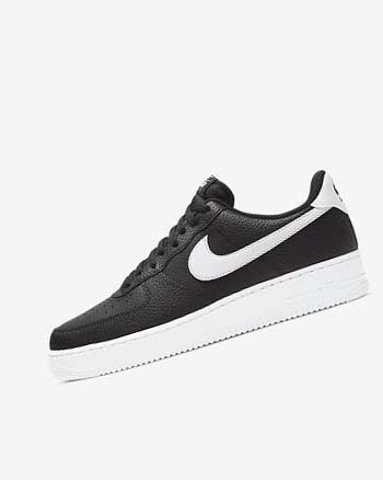 Nike Air Force 1 '07 Joggesko Herre Svarte Hvite | NO5006