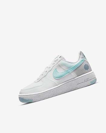 Nike Air Force 1 Crater Joggesko Gutt Hvite Blå | NO2720