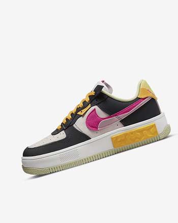 Nike Air Force 1 Fontanka Joggesko Dame Hvite Lilla Rosa | NO4698