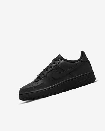 Nike Air Force 1 LE Joggesko Gutt Svarte Svarte | NO2854