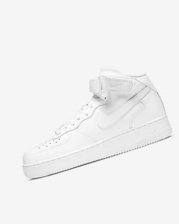 Nike Air Force 1 Mid '07 Joggesko Herre Hvite Hvite | NO2544