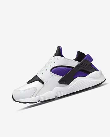 Nike Air Huarache Joggesko Dame Hvite Lilla Svarte | NO2283