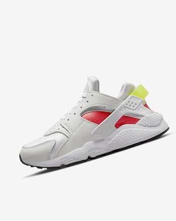 Nike Air Huarache Joggesko Dame Hvite Lyse Rød Svarte | NO2688