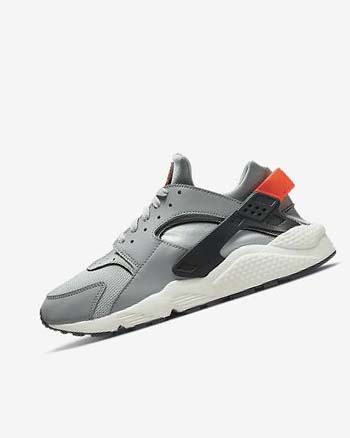 Nike Air Huarache Joggesko Herre Grå Lyse Grå Oransje | NO5034