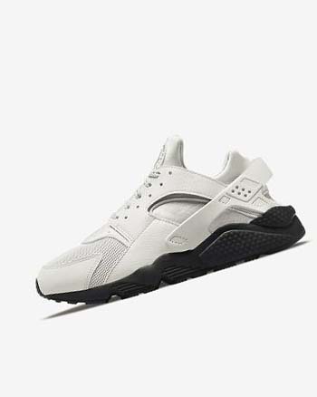 Nike Air Huarache Joggesko Herre Lyse Beige Svarte Sølv Gull | NO4614