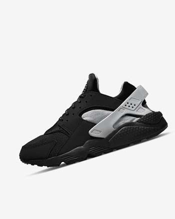 Nike Air Huarache Joggesko Herre Svarte Metal Sølv Sølv Grønn | NO4781