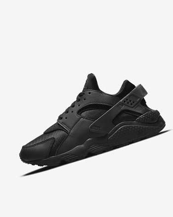 Nike Air Huarache Joggesko Herre Svarte Mørke Grå Svarte | NO5188