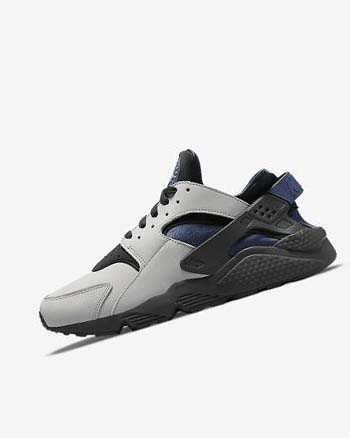 Nike Air Huarache LE Joggesko Herre Grå Svarte Marineblå | NO4822