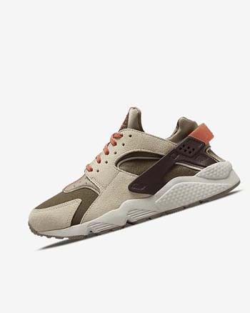 Nike Air Huarache SP Joggesko Dame Khaki Burgunder | NO5571