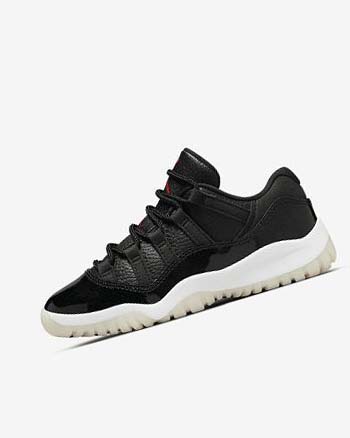 Nike Air Jordan 11 Retro Low Basketsko Gutt Svarte Hvite Rød | NO2556