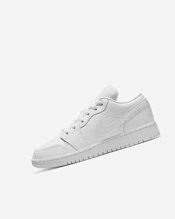 Nike Air Jordan 1 Low Joggesko Gutt Hvite Hvite Hvite | NO2783