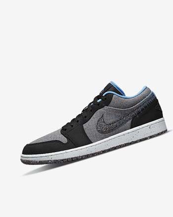 Nike Air Jordan 1 Low SE Joggesko Herre Grå Svarte Blå Blå | NO3010