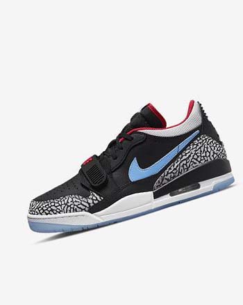 Nike Air Jordan Legacy 312 Low Basketsko Herre Svarte Blå Rød Grå | NO2648