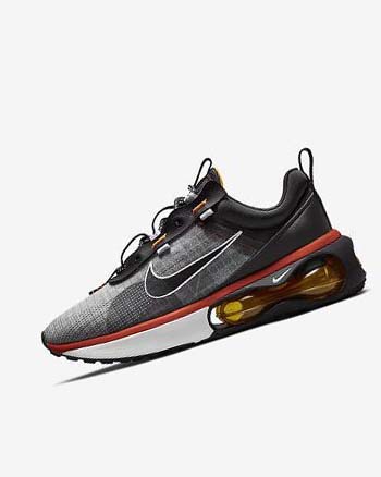 Nike Air Max 2021 Fritidssko Herre Svarte Rød Hvite | NO2674