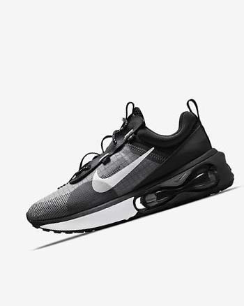 Nike Air Max 2021 Fritidssko Herre Svarte Grå Hvite | NO2747