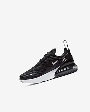 Nike Air Max 270 Fritidssko Jente Svarte Mørke Grå Hvite | NO5380