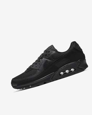 Nike Air Max 90 Fritidssko Herre Svarte Svarte Svarte Svarte | NO2533