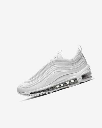 Nike Air Max 97 Fritidssko Gutt Hvite Metal Sølv Hvite | NO4860