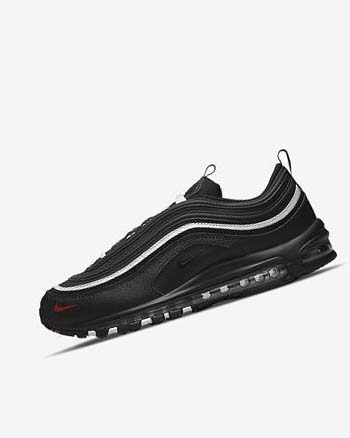 Nike Air Max 97 Fritidssko Herre Svarte Rød Hvite Svarte | NO2895