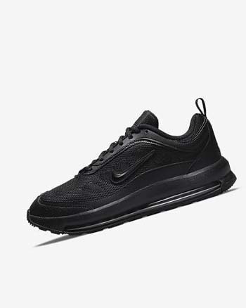 Nike Air Max AP Joggesko Herre Svarte Svarte Svarte | NO4834