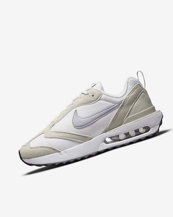 Nike Air Max Dawn Joggesko Dame Hvite Lyse Beige Svarte Lilla | NO5138