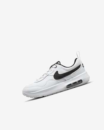 Nike Air Max Motif Sko Gutt Hvite Hvite Svarte | NO2218