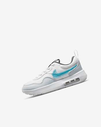 Nike Air Max Motif Sko Gutt Hvite Hvite Blå Grå | NO2303