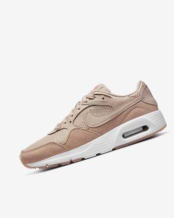 Nike Air Max SC Joggesko Dame Khaki Grå Rosa Hvite Rosa | NO4927