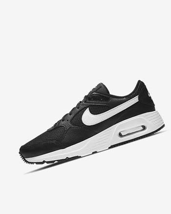 Nike Air Max SC Joggesko Dame Svarte Svarte Hvite | NO2478