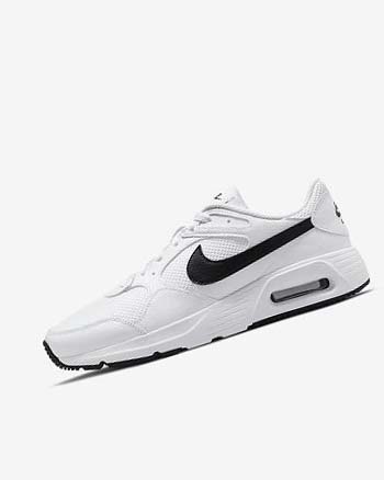 Nike Air Max SC Joggesko Herre Hvite Hvite Svarte | NO5483