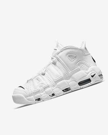 Nike Air More Uptempo '96 Basketsko Herre Hvite Hvite Marineblå | NO3068