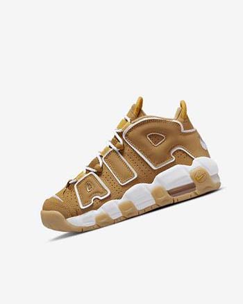 Nike Air More Uptempo Basketsko Gutt Brune Lyse Brune Hvite | NO3250