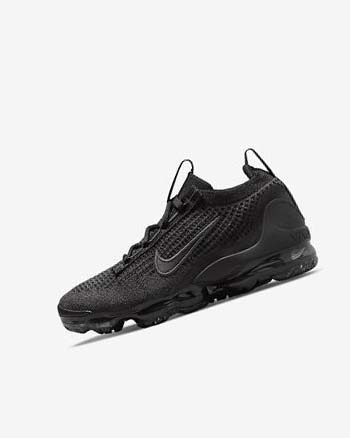 Nike Air VaporMax 2021 FK Joggesko Gutt Svarte Svarte Mørke Grå Svarte | NO5415