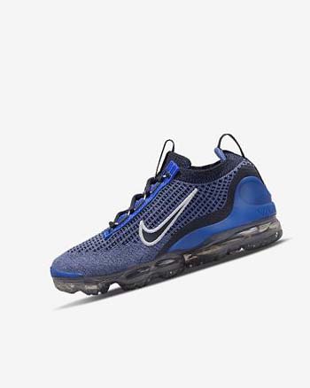 Nike Air VaporMax 2021 FK Joggesko Jente Kongeblå Hvite Mørke Grå Svarte | NO4532