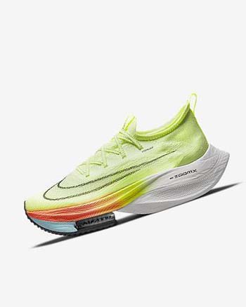 Nike Air Zoom Alphafly NEXT% Flyknit Løpesko Vei Herre Oransje Turkis Svarte | NO4849