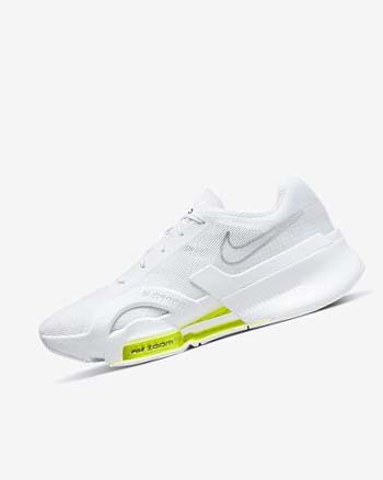 Nike Air Zoom SuperRep 3 Treningssko Herre Hvite Svarte Metal Sølv | NO5447