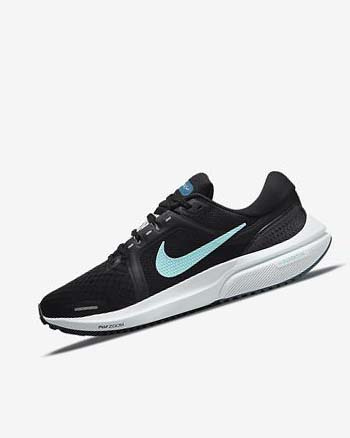 Nike Air Zoom Vomero 16 Løpesko Vei Dame Svarte Lyse Turkis Grønn | NO2432