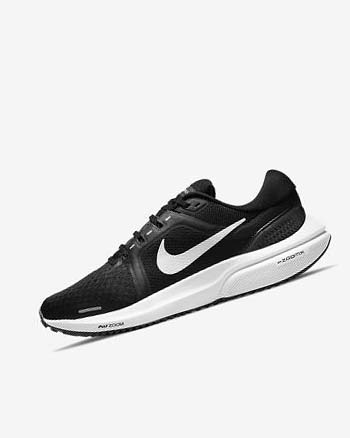 Nike Air Zoom Vomero 16 Løpesko Vei Dame Svarte Mørke Grå Hvite | NO2830