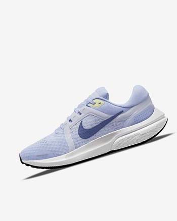 Nike Air Zoom Vomero 16 Løpesko Vei Dame Lyse Blå Grå Hvite Marineblå | NO2953