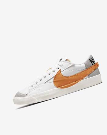 Nike Blazer Low '77 Jumbo Joggesko Herre Hvite Grå Oransje | NO5041