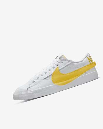 Nike Blazer Low Jumbo Joggesko Herre Hvite Svarte Oransje | NO4675