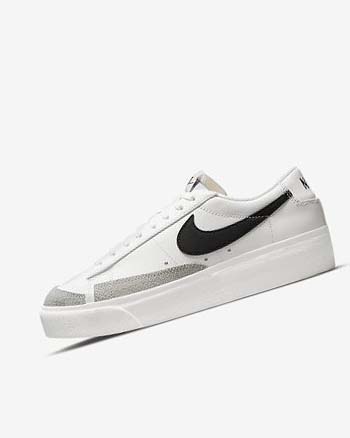 Nike Blazer Low Platform Joggesko Dame Hvite | NO5203