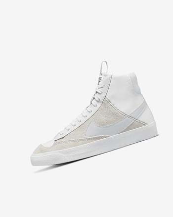 Nike Blazer Mid '77 SE Dance Joggesko Gutt Hvite Hvite Blå Grå | NO2396