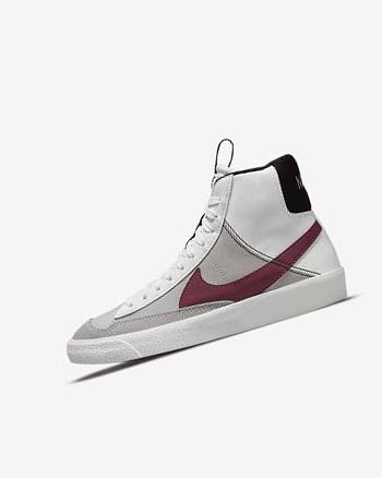 Nike Blazer Mid '77 SE Dance Joggesko Jente Hvite Svarte Hvite Burgunder | NO5371