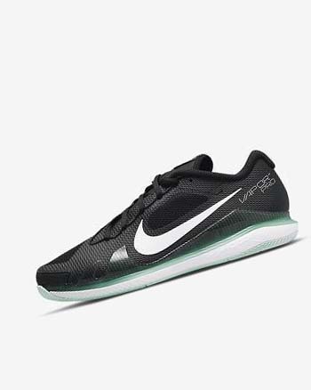 Nike Court Air Zoom Vapor Pro Tennis Sko Herre Svarte Mint Hvite | NO2798