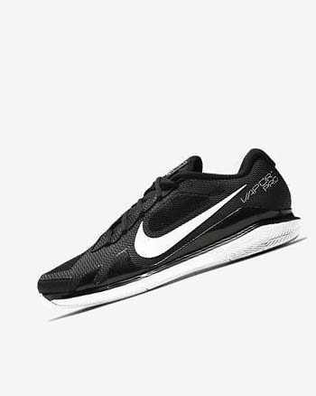 Nike Court Air Zoom Vapor Pro Tennis Sko Herre Svarte Hvite | NO5478