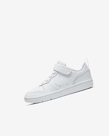 Nike Court Borough Low 2 Sko Gutt Hvite Hvite Hvite | NO4577